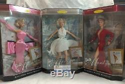 MARILYN MONROE Gentlemen Prefer Blondes Red Pink Seven Year Itch Barbie Doll 3