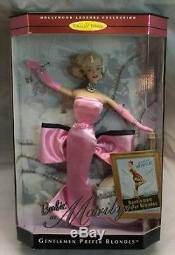 MARILYN MONROE Gentlemen Prefer Blondes Red Pink Seven Year Itch Barbie Doll 3