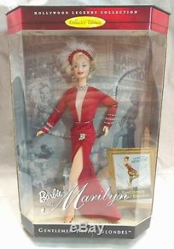 MARILYN MONROE Gentlemen Prefer Blondes Red Pink Seven Year Itch Barbie Doll 3