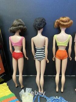 MASSIVE LOT Vintage Barbie Ken Midge Mattel 1960's Dolls/Clothes/Access