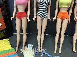 MASSIVE LOT Vintage Barbie Ken Midge Mattel 1960's Dolls/Clothes/Access