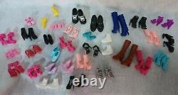 MATTEL Barbie dolls, clothing, furniture, case, and accessories Lot 90's & 00's