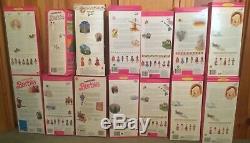 MATTEL Dolls Of The World Barbie Collection Lot of 14 Never Removed From Box