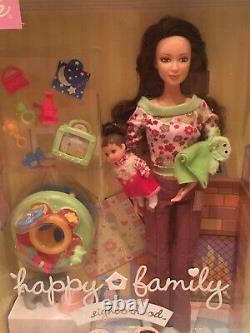 MATTEL Neighbors Mom & Baby Happy Family Neighborhood Barbie NRFB RARE LEA