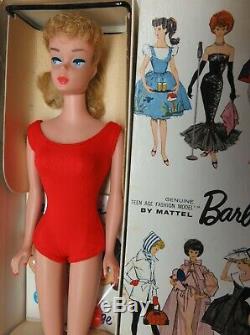 MINT IN BOX Ash Blonde Ponytail 1964 Barbie Vintage