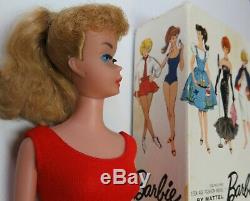 MINT IN BOX Ash Blonde Ponytail 1964 Barbie Vintage