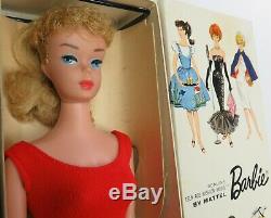 MINT IN BOX Ash Blonde Ponytail 1964 Barbie Vintage