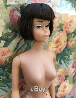 MINT Vintage American Girl Barbie Original No Retouches RARE light eyes Pageboy