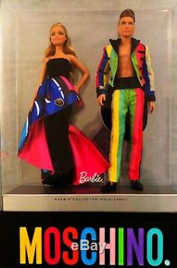 MOSCHINO Ken & McCartney Barbie Gift Set, Gold Label Dolls. DRW81. NRFB. MINT