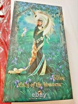 Magnificent Lady Of The Unicorns Bob Mackie Gold Label 1990 Doll In Mint
