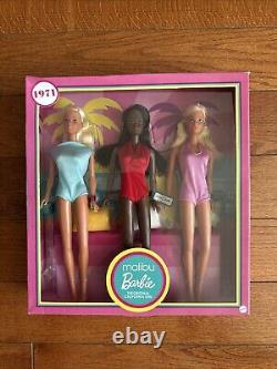 Malibu Barbie Giftset 1961 Reproduction of Barbie, PJ, and Christie Dolls