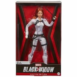 Marvel's Black Widow Barbie Doll mint platinum label