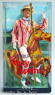 Mary Poppins Barbie Doll Bert Jane & Michael Disney Collector Lot 4