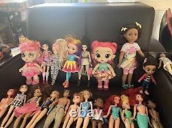 Massive Disney Princess Doll Lot 55 Dolls