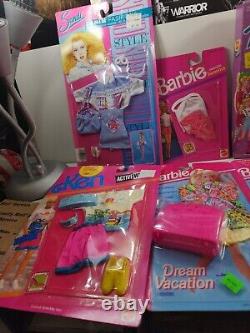 Massive Vintage 70s, 80s, 90s Barbie Mattel Fashion Clothes New In package Look EX