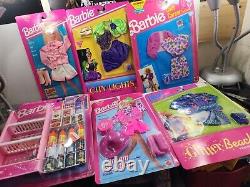 Massive Vintage 70s, 80s, 90s Barbie Mattel Fashion Clothes New In package Look EX