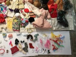 Massive Vintage Barbie Ken 6 Dolls/Clothes Mattel/Clone TLC-good Lot