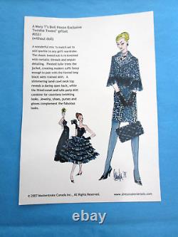 Masterstroke Dressmaker Details Twinkle Tweed 3 Fashion Doll set Limited Edition