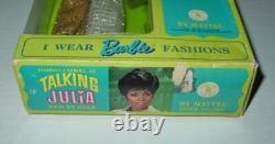 Mattel 1968 TALKING JULIA Diahann Carroll TV Star Barbie Doll (Mint In Box)