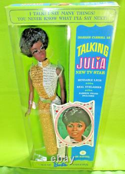 Mattel 1968 TALKING JULIA New Old Stock, Sealed Barbie Doll (Mint In Box)