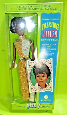 Mattel 1968 TALKING JULIA New Old Stock, Sealed Barbie Doll (Mint In Box)