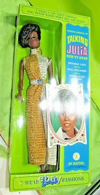 Mattel 1968 TALKING JULIA New Old Stock, Sealed Barbie Doll (Mint In Box)