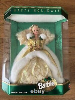 Mattel 1994 Happy Holidays Barbie Special Edition Eye Misprint NM/Mint