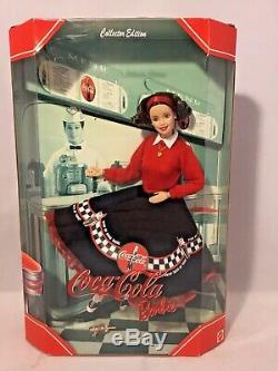 Mattel 1999 Barbie And Ken- Coca Cola Soda Fountain Lot- NRFB- HTF Soda Jerk Ken