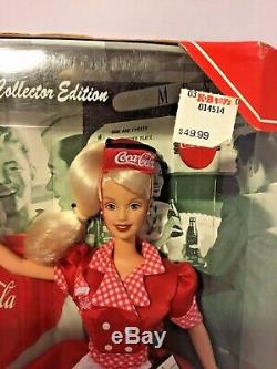 Mattel 1999 Barbie And Ken- Coca Cola Soda Fountain Lot- NRFB- HTF Soda Jerk Ken