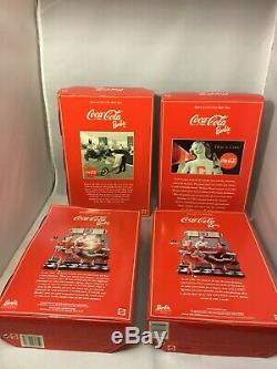 Mattel 1999 Barbie And Ken- Coca Cola Soda Fountain Lot- NRFB- HTF Soda Jerk Ken