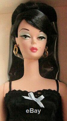 Mattel 2000 Bfmc Silkstone Barbie Lingerie # 3 Jet Black Hair Mint In Box Nrfb