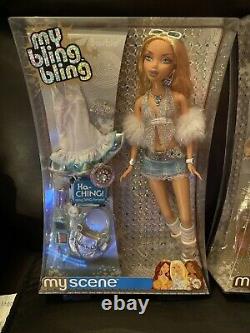 Mattel 2005 My Bling Bling My Scene Barbie and Chelsea Lot NIB