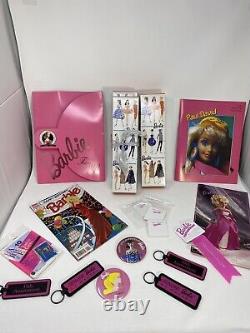 Mattel 35th Anniv Barbie Festival 3 Doll Set Redhead, Blond, Brunette & Souvenirs