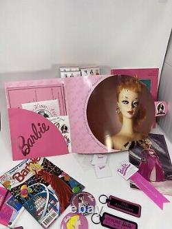 Mattel 35th Anniv Barbie Festival 3 Doll Set Redhead, Blond, Brunette & Souvenirs