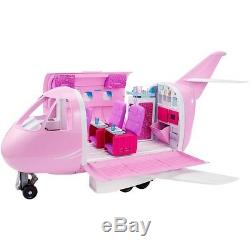 Mattel BARBIE Pink Passport Glamour Vacation Jet Airplane Plane (DMR53) NEW