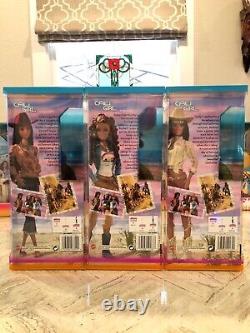 Mattel Barbie 2004 Cali Girl Lot Of 6 3 Dolls And 3 Horses All New In Box