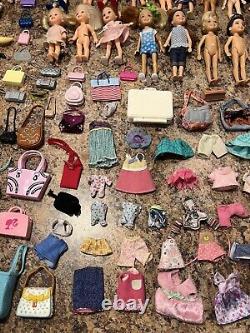 Mattel Barbie Club Chelsea 28 doll Lot With Tons Clothes And Accessories