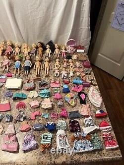 Mattel Barbie Club Chelsea 28 doll Lot With Tons Clothes And Accessories