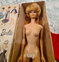 Mattel Barbie Doll Blond Bubble Cut Doll In Box near mint condition