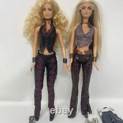 Mattel Barbie Doll Shakira LOT OF 2 W Outfits & Shoes Guitar