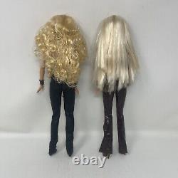 Mattel Barbie Doll Shakira LOT OF 2 W Outfits & Shoes Guitar