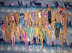 Mattel Barbie Dolls Lot of 35 Nude Bodies Only For OOAK GOOD Shape