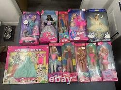 Mattel Barbie Dolls Vintage. Lot of 100 NEW. 1990s, 2000s