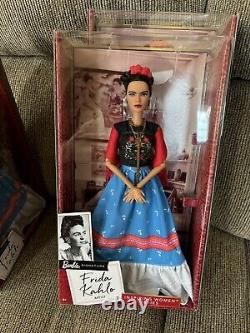 Mattel Barbie FRIDA KAHLO Inspiring Women Series Barbie 2017 NIB Mint Condition