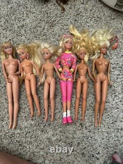 Mattel Barbie Lot of 40+ Vintage Dolls Marked 70s-80s Look At All Pics Beautiful