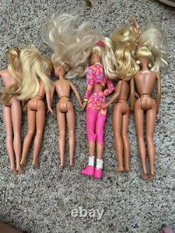 Mattel Barbie Lot of 40+ Vintage Dolls Marked 70s-80s Look At All Pics Beautiful