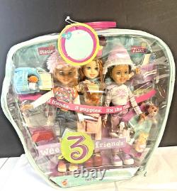 Mattel Barbie Wee 3 Friends Set Stacie, Janet & Lila FUN FUN FUN