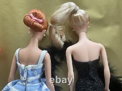 Mattel Blonde & Red Hair Barbie Reproduction Dolls in Excellent Condition-nice