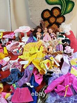 Mattel Disney BARBIE Dolls Clothes Accessories Furniture HUGE LOT