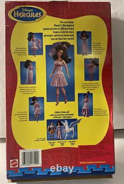 Mattel Disney Fashion Secrets Megara Barbie Golden Glow Hercules NIB Lot of 2